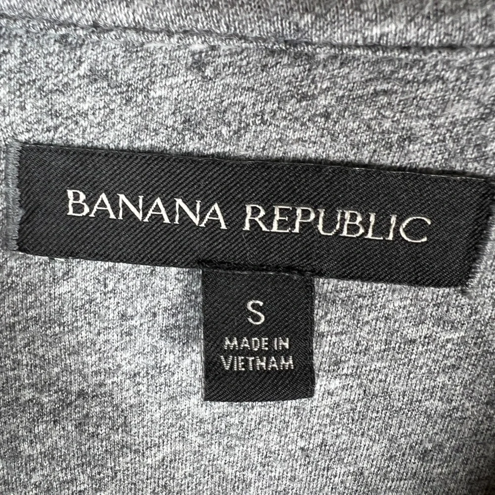 Banana Republic Men's Classic Crewneck‎ Pullover Sweatshirt Heather Gray Size S